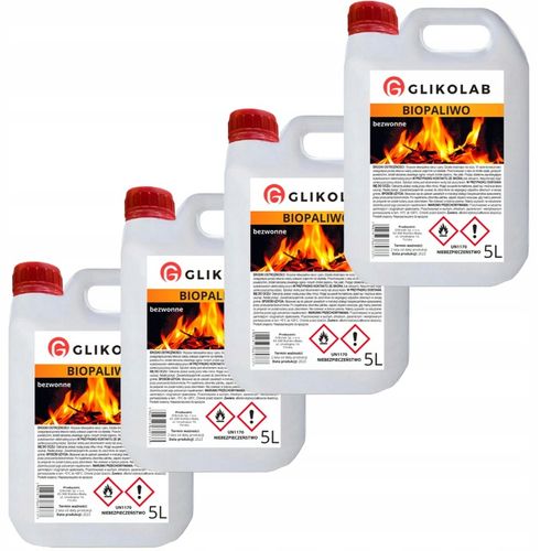 BIOPALIWO DO BIOKOMINKA BEZZAPACHOWE 20L (4x5L) na Arena.pl