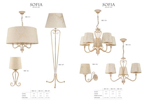 Żyrandol SOFIA SI 1 EC 1590 Jupiter na Arena.pl