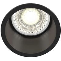 Wpustowe oczko sufitowe Reif DL049-01B okrągłe czarne