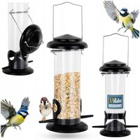 Karmnik DLA PTAKÓW wiszący budka na karmę ziarno balkon taras ogrodowy