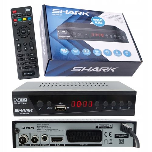TUNER DEKODER DVBT2 TV NAZIEMNEJ DVB-T2 HEVC H.265 HDMI USB PVR EPG PILOT na Arena.pl