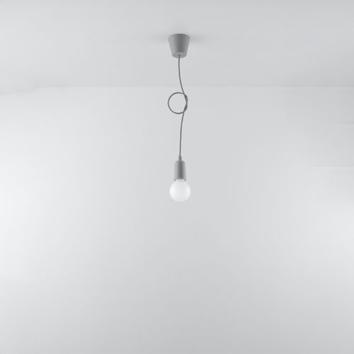 Lampa wisząca DIEGO 1 szara na Arena.pl