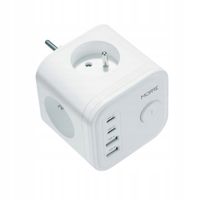 TIROSS MORRE ROZGAŁĘZIACZ KOSTKOWY 3G, 2xUSB, 2xUSB C