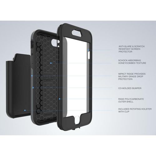 Incipio Performance Series Max - Pancerne etui iPhone 7 (White/Blue) na Arena.pl