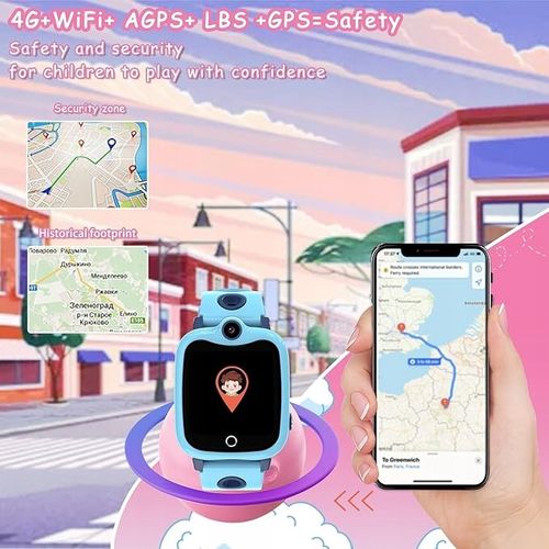 Smartwatch dla dzieci Smart-Trend Smartwatch SIM CARD niebieski 4G na Arena.pl