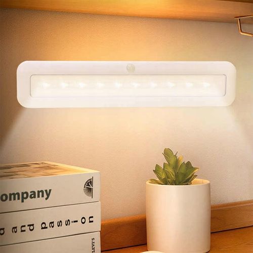 Lampka z Czujnikiem Ruchu Zmierzchu Lampa Podszafkowa Diody LED Magnes na Arena.pl