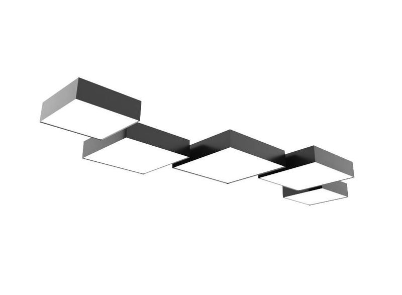 Lampa sufitowa SL.0920 kwadratowy plafon czarny zdjęcie 4