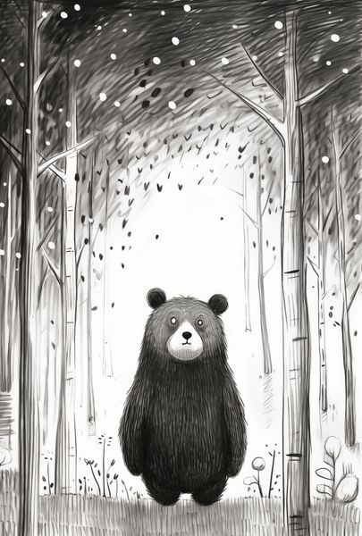 Plakat 61x90,5cm Ciekawski Miś zdjęcie 1