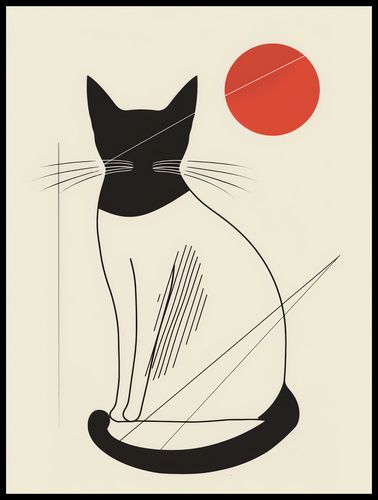 Plakat 60x80cm Czerwony Krąg na Arena.pl