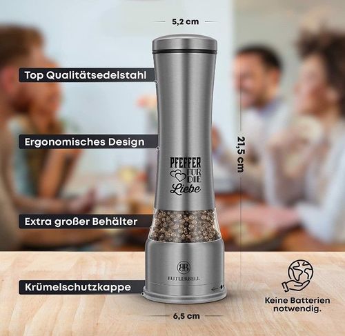 Młynki Do Przypraw Sól Pieprz Ceramiczne 2 Szt na Arena.pl