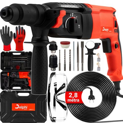 MŁOTOWIERTARKA WIERTARKA z udarem MŁOT UDAROWY MOCNA SDS+ 2600W +kabel 2,8m na Arena.pl