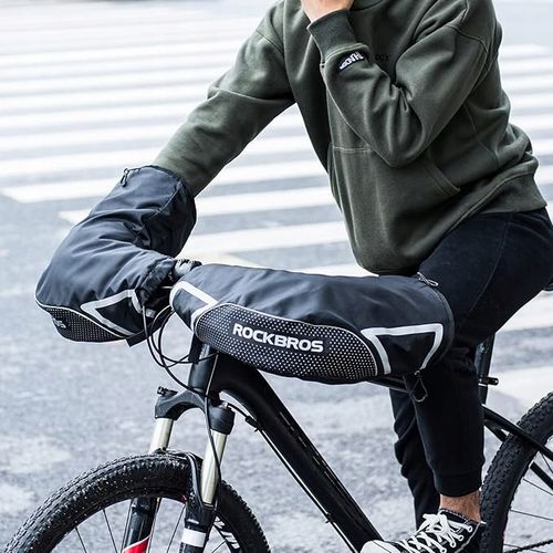 Ocieplacze na ręce na kierownicę rower skuter ochrona do -30°C na Arena.pl