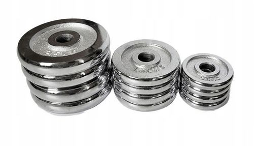 Hantle żeliwne regulowane w walizce 2x10 kg CHROMOWANE zestaw 20kg gryfy na Arena.pl