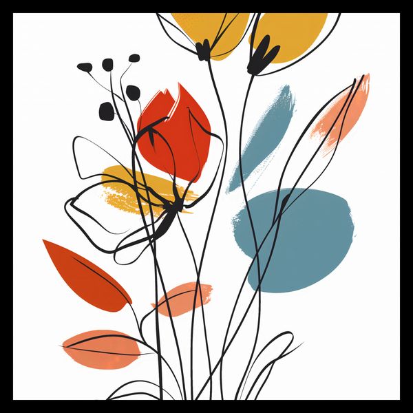 Plakat 30x30cm Ogród przy Lecie zdjęcie 2