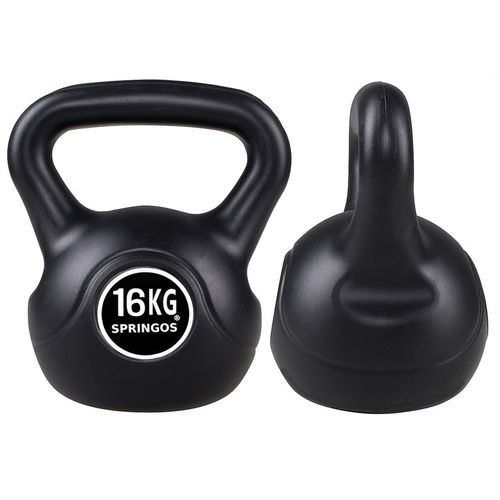 KETTLEBELL DO ĆWICZEŃ 16 KG KULA KETTLE HANTLA FITNESS ABS HANTEL CIĘŻAR na Arena.pl