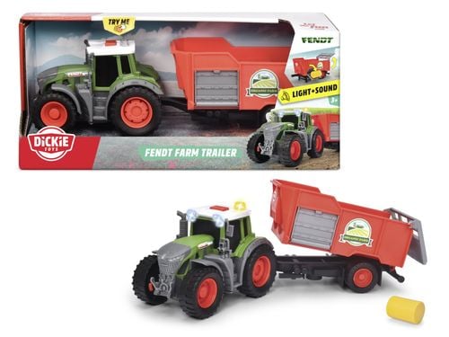 farm traktor z przyczepą 26cm 0654 na Arena.pl