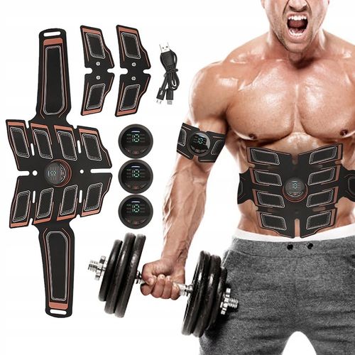 ELEKTROSTYMULATOR STYMULATOR MIĘŚNI BRZUCHA EMS na Arena.pl