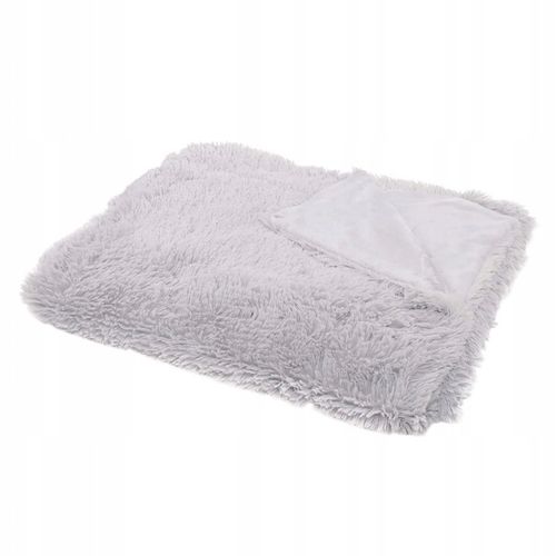 KOC WŁOCHACZ NARZUTA NA ŁÓŻKO PLED MIĘKKI GRUBY CIEPŁY 220x240 cm SZARY na Arena.pl