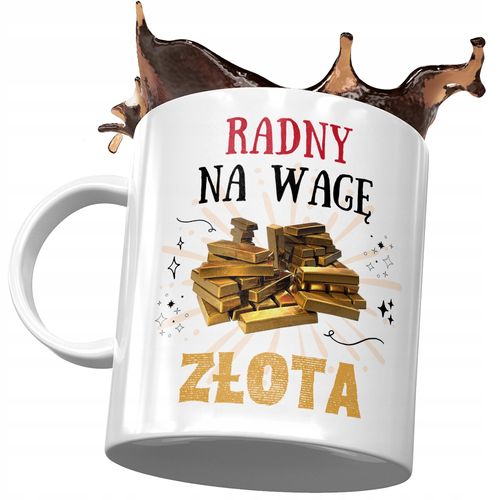 Dla Radnego Kubek Na Urodziny Imieniny Na Prezent Z Nadrukiem Ze Zdjęciem na Arena.pl