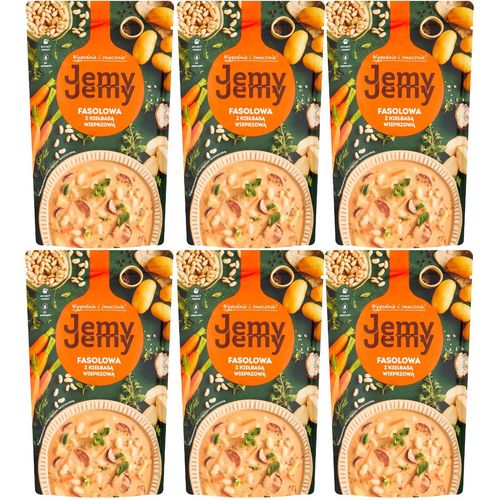 JemyJemy Fasolowa z kiełbasą wieprzową 450 g x 6 sztuk na Arena.pl