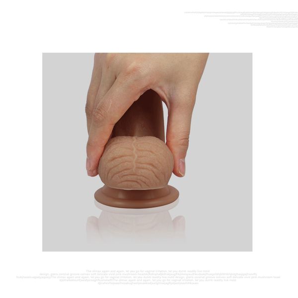 8'' Dual Layered Platinum Silicone Cock zdjęcie 12