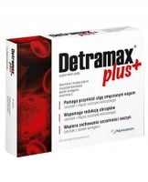 DETRAMAX PLUS WSPOMAGA REDUKCJĘ OBRZĘKÓW 60 TABLETEK