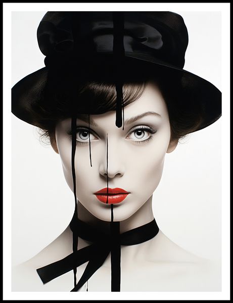 Plakat 75x100cm Atramentowa Aura zdjęcie 3