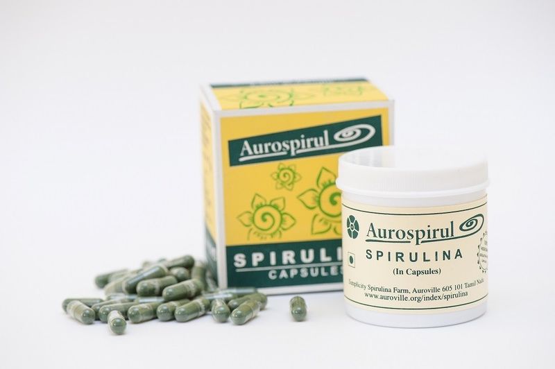 AUROSPIRUL Spirulina (100 kaps.) zdjęcie 1