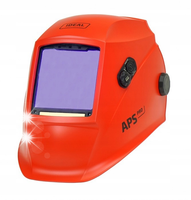 IDEAL Przyłbica spawalnicza automatyczna APS X99CD Czerwona Mat TrueView