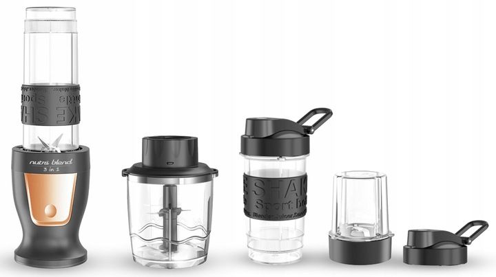 BLENDER KIELICHOWY DO KOKTAJLI SMOOTHIE BUTELKI SIEKANIE MIELENIE BLEND&GO zdjęcie 12