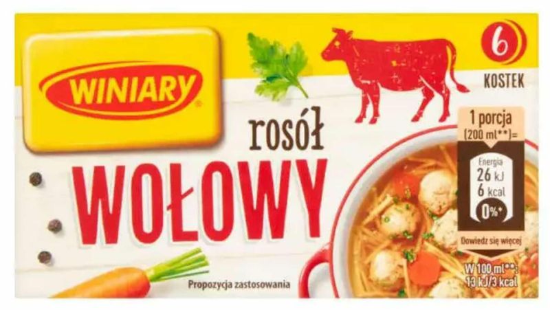 WINIARY Bulion Rosół Wołowy 60g zdjęcie 1