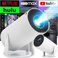 Projektor Rzutnik Android TV WiFi FULL HD Przenośny SMART Głośnik