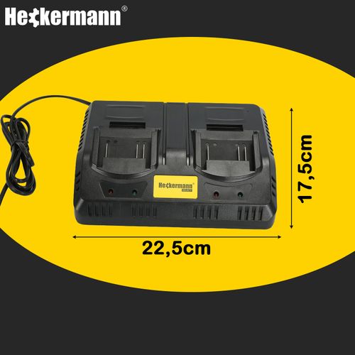Ładowarka podwójna Heckermann Select 20V 2.2A AVC20-22x2 na Arena.pl