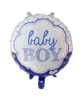 Balon foliowy okrągły Baby Boy, 45 cm