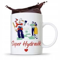 Kubek Prezent Dla Hydraulika Super Hydraulik Z Nadrukiem Ze Zdjęciem