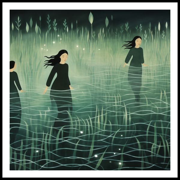 Plakat 100x100cm Pośród Ciszy zdjęcie 3