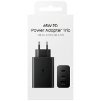 Ładowarka Sieciowa Samsung EP-T6530NB PD 65W 3w1 2xUSB-C 1xUSB-A czarny/bl