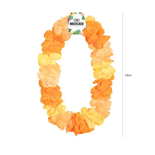 Naszyjnik hawajski pomarańczowy, 115 cm na Arena.pl