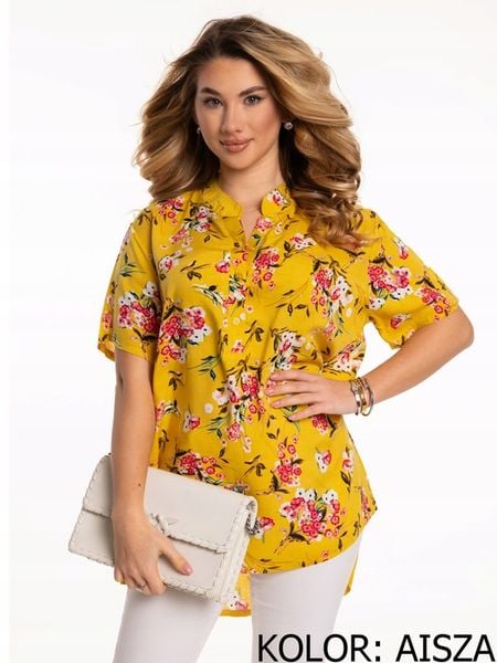 Świetna Wygodna Kobieca BLUZKA Koszula Plus Size Dużo Rozmiarów Kolorów zdjęcie 5