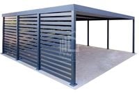 CarPort PREMIUM wiata samochodowa 6x6 dodatkowa zabudowa ID1035