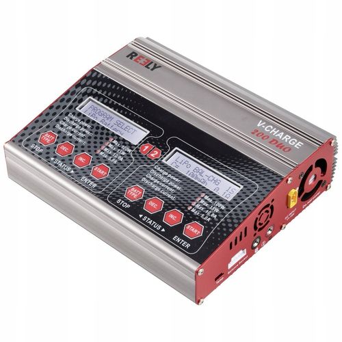Ładowarka WIELOFUNKCYJNA modelarska 200W 10A 2 wyjścia NiMH LiPo LiIon LiHV na Arena.pl