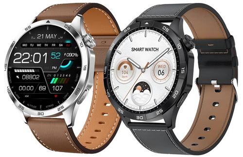 ZEGAREK MĘSKI SMARTWATCH AMOLED 440 EKG POMIAR CUKRU CIŚNIENIE TEMPERATURA na Arena.pl