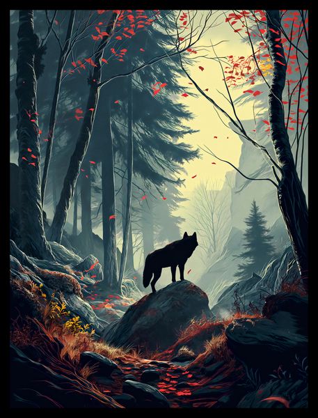 Plakat 30x40cm Leśne Echa zdjęcie 2