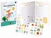 Kolorowanka A4/16K z naklejkami Kaligrafia + Zada