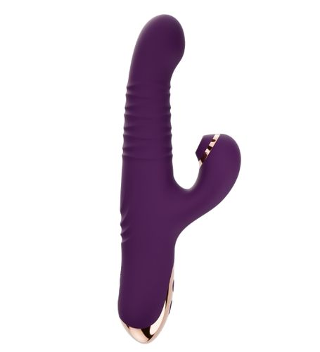 Fioletowy posuwisty wibrator ze stymulatorem na Arena.pl