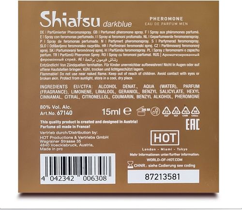 feromony dla mężczyzn pheromon fragrance man darkblue 15ml shiatsu na Arena.pl