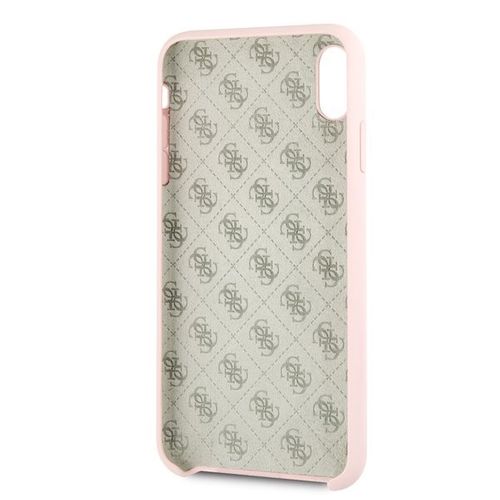 Guess Silicone - Etui iPhone Xs Max (Pink) na Arena.pl