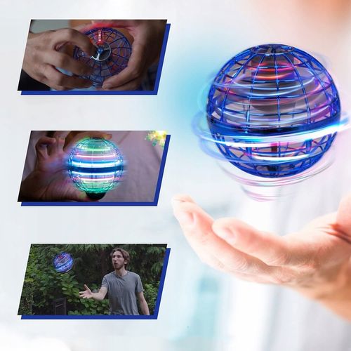 LATAJĄCA KULA STEROWANY RĘKĄ SPINNER DRON UFO LED ŚWIECI na Arena.pl