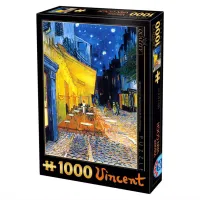 Puzzle 1000 elementów. Nocna kawiarnia, Vincent van Gogh
