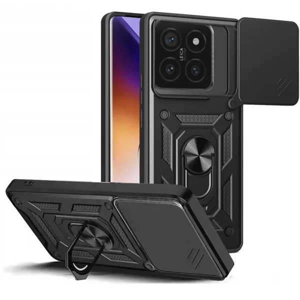 Etui Tech-Protect CamShield Pro na Xiaomi 14T Pro - czarne zdjęcie 1